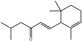 (E)-5-methyl-1-(2,6,6-trimethylcyclohex-2-en-1-yl)hex-1-en-3-one 结构式