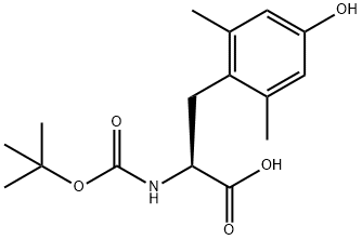 (S)-2-(N-BOC-氨基)-3-(4-羟基-2,6-二甲基苯基)丙酸 结构式
