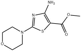 METHYL 4-AMINO-2-MORPHOLINO-1,3-THIAZOLE-5-CARBOXYLATE 结构式