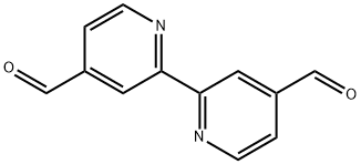 2,2'-联吡啶-4,4'-二甲醛 结构式