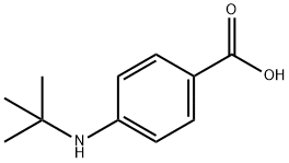 4-(叔丁基氨基)苯甲酸 结构式