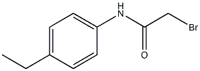 2-BROMO-N-(4-ETHYLPHENYL)ACETAMIDE 结构式