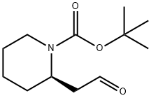 (R)-1-BOC-2-哌啶乙醛 结构式