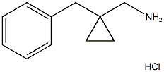 (1-苄基环丙基)甲胺盐酸盐 结构式