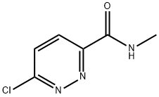 6-氯-N-甲基-3-哒嗪甲酰胺 结构式