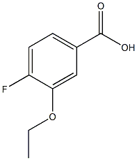 3-乙氧基-4-氟苯甲酸 结构式