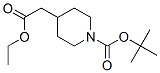 1-BOC-4-哌啶乙酸乙酯 结构式