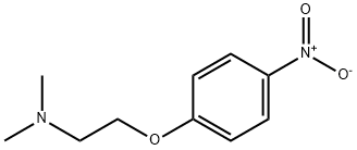 N,N-二甲基-2-(4-硝基苯氧基)乙胺 结构式