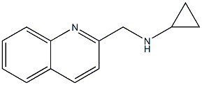 N-(quinolin-2-ylmethyl)cyclopropanamine 结构式