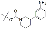 1-BOC-3-(3-氨基苯基)哌啶 结构式