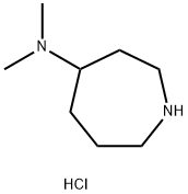 N,N-二甲基氮杂-4-胺二盐酸盐 结构式