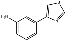 3-(1,3-噻唑-4-基)苯胺 结构式