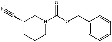(S)-1-CBZ-3-氰基哌啶 结构式