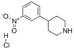 4-(3-硝基苯基)哌啶盐酸盐 结构式