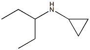 N-(1-ethylpropyl)cyclopropanamine 结构式