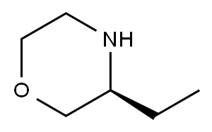 (S)-3-乙基吗啉 结构式
