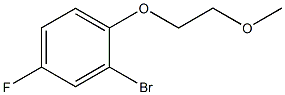 2-bromo-4-fluoro-1-(2-methoxyethoxy)benzene 结构式