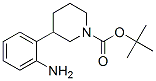 1-BOC-3-(2-氨基苯基)哌啶 结构式
