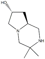 (7R,8aS)-3,3-dimethyloctahydropyrrolo[1,2-a]pyrazin-7-ol 结构式