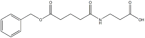 4-(2-Carboxyethylcarbamoyl)butyric acid benzyl ester 结构式