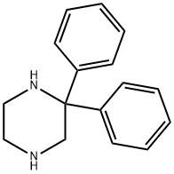 2,2-Diphenylpiperazine 结构式