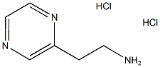 2-吡嗪-2-乙胺盐酸盐 结构式