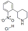 3-(2-硝基苯基)哌啶盐酸盐 结构式