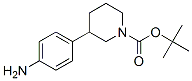 1-BOC-3-(4-氨基苯基)哌啶 结构式
