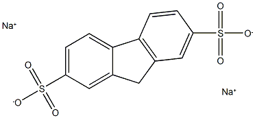 9H-芴-2,7-二磺酸二钠 结构式