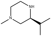 (3S)-3-异丙基-1-甲基哌嗪 结构式