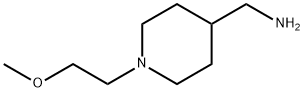 1-[1-(2-METHOXYETHYL)PIPERIDIN-4-YL]METHANAMINE 结构式