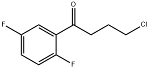 4-氯-1-(2,5-二氟苯基)丁-1-酮 结构式