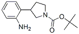 1-BOC-3-(2-氨基苯基)吡咯烷 结构式