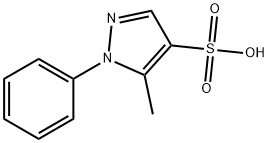 5-Methyl-1-phenyl-1H-pyrazole-4-sulfonic acid 结构式