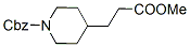 1-CBZ-4-哌啶丙酸甲酯 结构式
