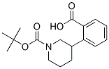 1-BOC-3-(2-羧基苯基)哌啶 结构式