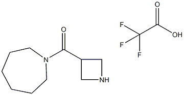 1-(azetidin-3-ylcarbonyl)azepane trifluoroacetate 结构式