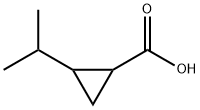 2-异丙基环丙烷甲酸 结构式