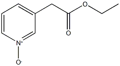 Ethyl (1-oxidopyridin-3-yl)acetate 结构式