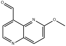 6-甲氧基 - [1,5]萘啶-4-甲醛 结构式