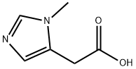 2-(1-METHYL-1H-IMIDAZOL-5-YL)ACETICACID 结构式