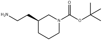 (S)-1-BOC-3-(2-氨乙基)哌啶 结构式