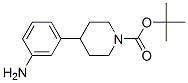 1-BOC-4-(3-氨基苯基)哌啶 结构式