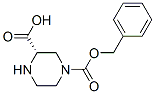 (S)-4-CBZ-2-哌嗪甲酸 结构式