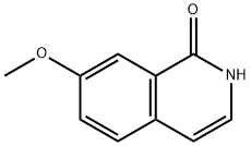 7-甲氧基-异喹啉-1(2H)-酮 结构式
