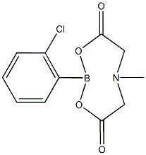 2-氯苯硼酸MIDA酯 结构式