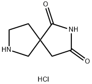 2,7-二氮杂螺[4.4]壬烷-1,3-二酮盐酸盐 结构式