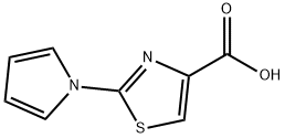 2-(1H-PYRROL-1-YL)-1,3-THIAZOLE-4-CARBOXYLIC ACID 结构式