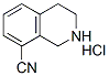 8-氰基-1,2,3,4-四氢异喹啉盐酸盐 结构式