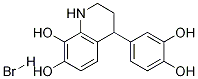 4-(3,4-dihydroxyphenyl)-1,2,3,4-tetrahydroquinoline-7,8-diol hydrobromide 结构式